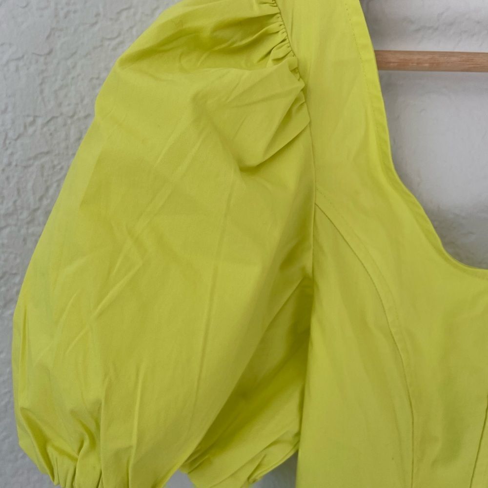 NWT J crew lemon sorbet corset top women size 2 - Picture 7 of 7